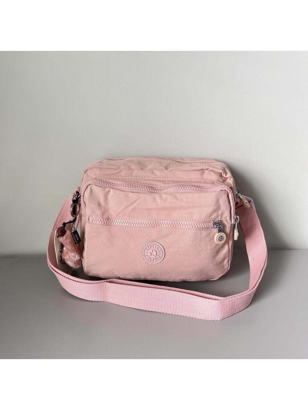 Kipling Deena Crossbody Bag in Bridal Pink NWT